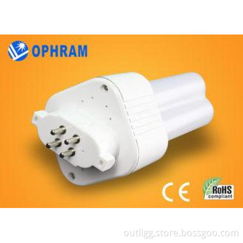 Pure White SMD 2835 9 Watt LED Corn Light Bulb GX24Q / GX10